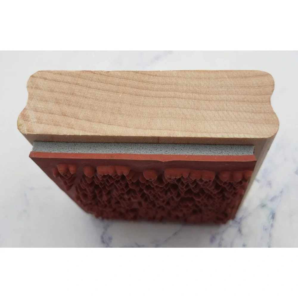 Paint Spatter Background Pattern Wood Mounted Rubber Stamp